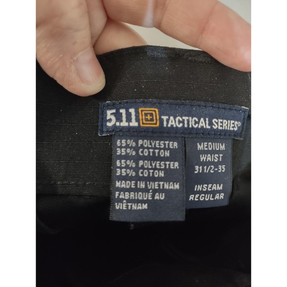 511 TACTICAL PANTS SZ 31 1/2-35 Reg Model#74003 CARGO BLACK - Picture 7 of 7